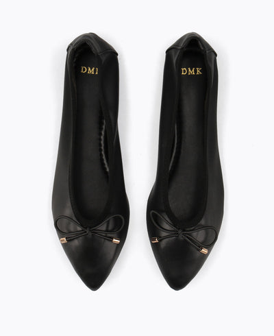Phoebe Ballerina Flats - Black