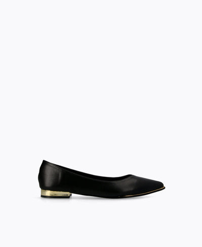 Felicity Flat Pumps - Black