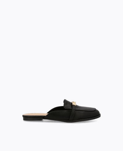 Morgan Mule Loafers - Black