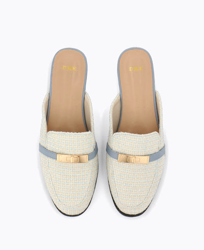 Morgan Mule Loafers - Blue