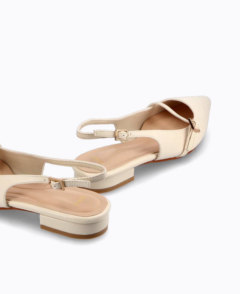 slingback pumps flat