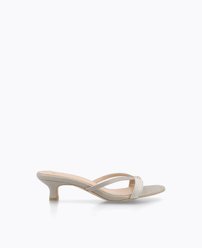 Haven Heel Sandals - Grey
