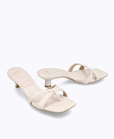 Miko Heel Sandals - Beige