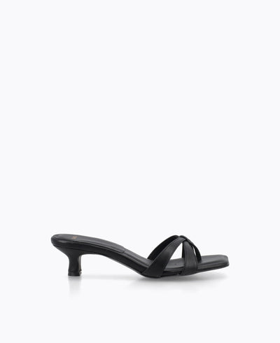 Miko Heel Sandals - Black