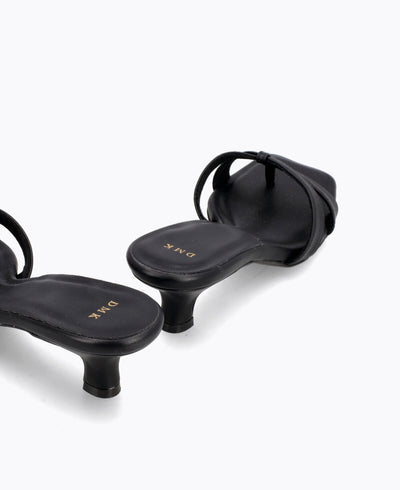 Miko Heel Sandals - Black