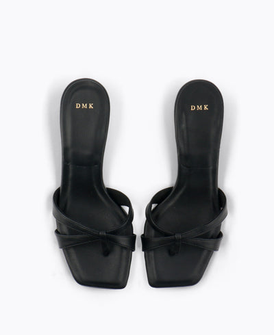 Miko Heel Sandals - Black