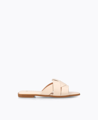 Ramona Flat Sandals - Beige