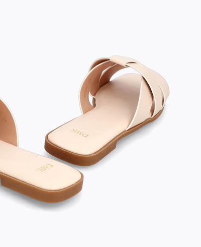 Ramona Flat Sandals - Beige