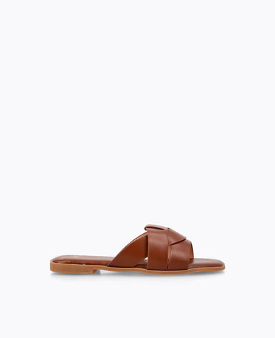 Ramona Flat Sandals - Camel