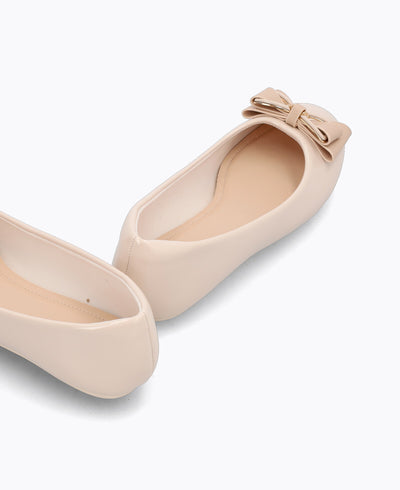 Rinnah Ballerina Flats - Nude