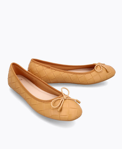 Simone Ballerina Flats - Almond