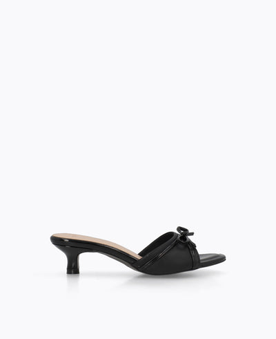 Riley Heel Sandals - Black