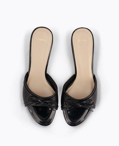 Riley Heel Sandals - Black