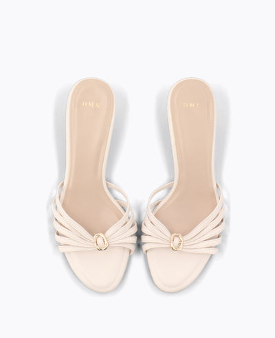 Vivian Heel Sandals - Beige
