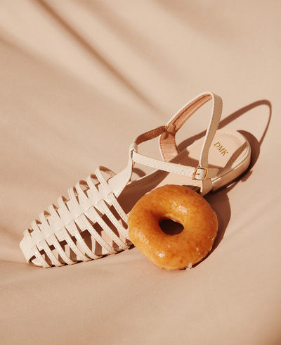 Bernice Flat Sandals - Beige