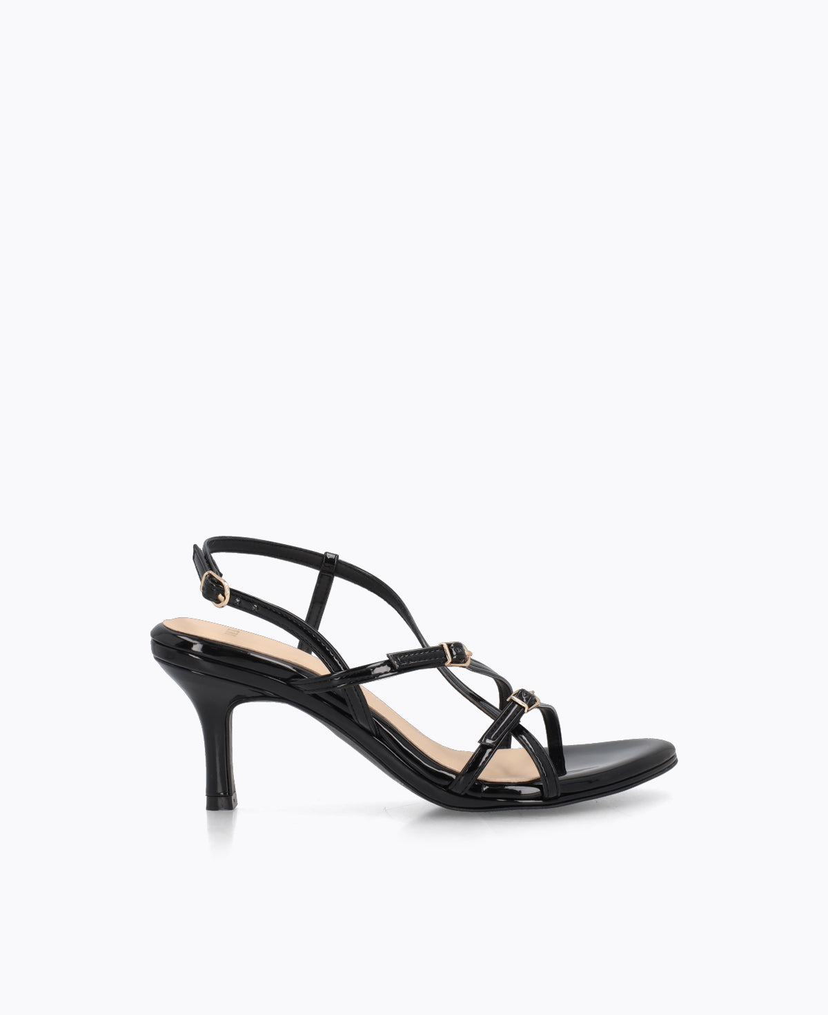 Maeve Strappy Heel Sandals - Black