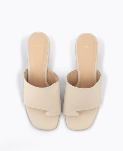 Dawn Heel Sandals - Beige