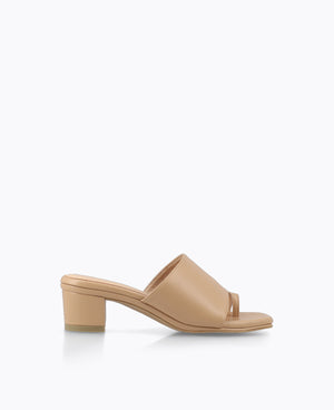 Dawn Heel Sandals - Nude
