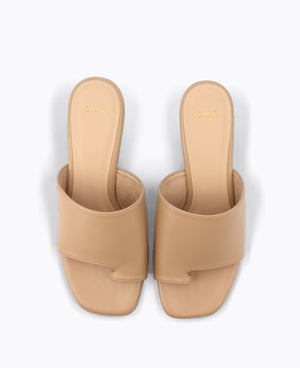 Dawn Heel Sandals - Nude