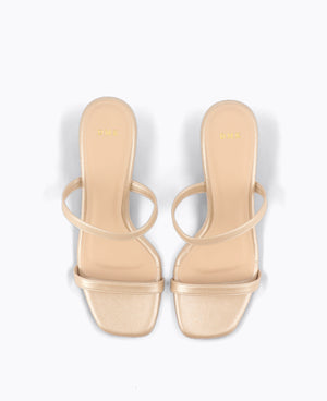 Ember Heel Sandals - Gold