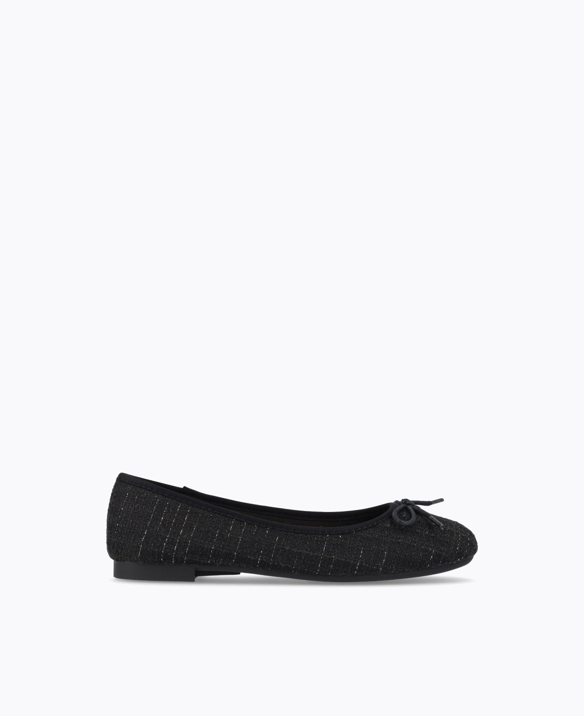 Stephanie Ballerina Flats - Black