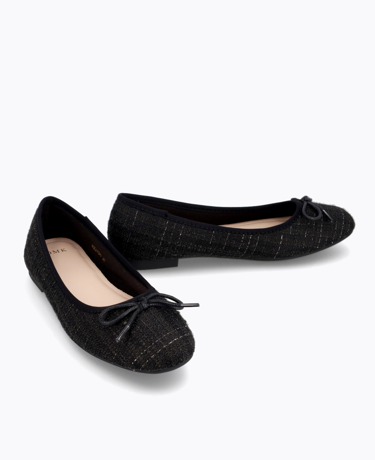 Stephanie Ballerina Flats - Black