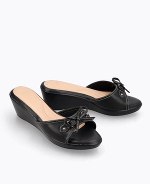 Keiko Heel Sandals - Black