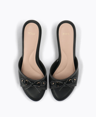 Keiko Heel Sandals - Black