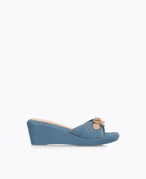 Keiko Heel Sandals - Blue