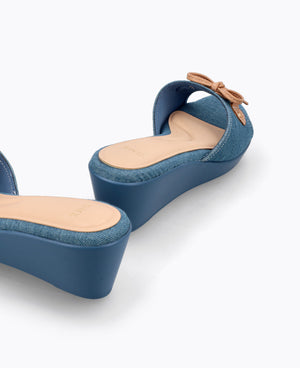 Keiko Heel Sandals - Blue
