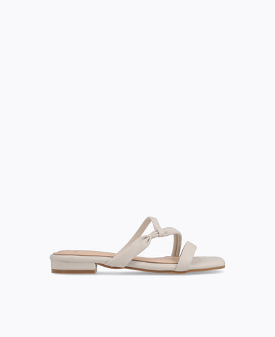 Maisie Flat Sandals - Beige