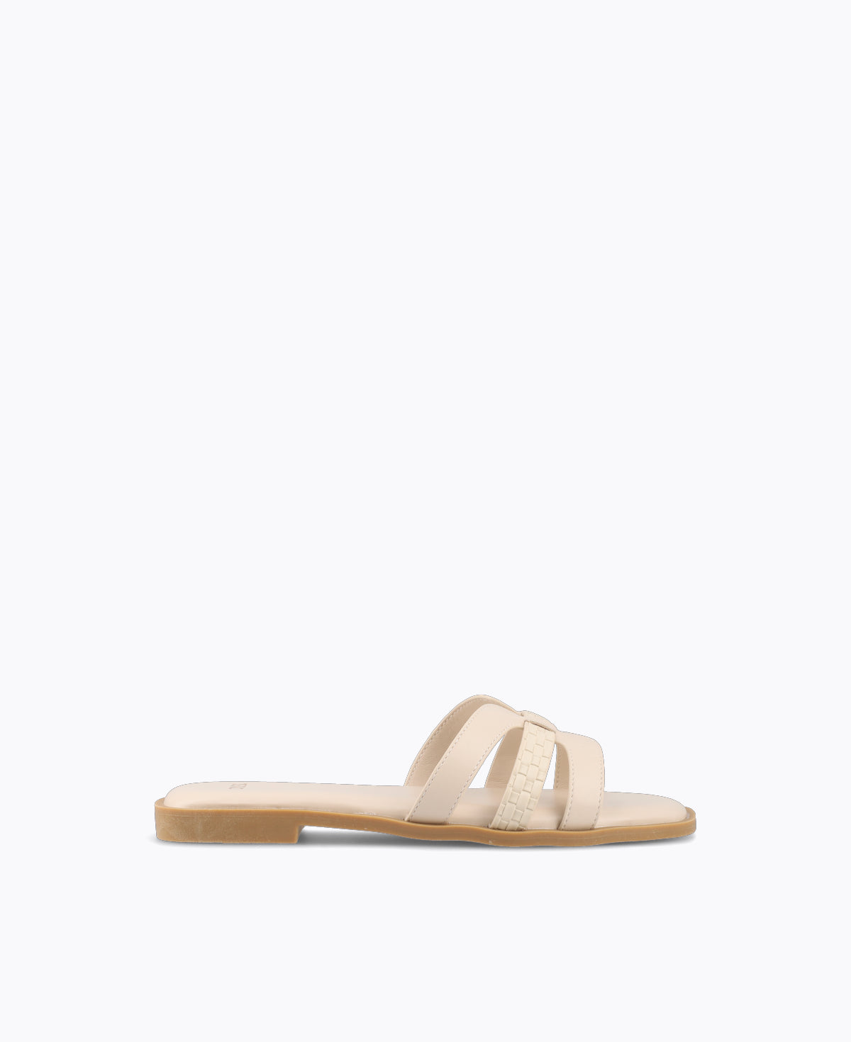 Erina Flat Sandals - Beige