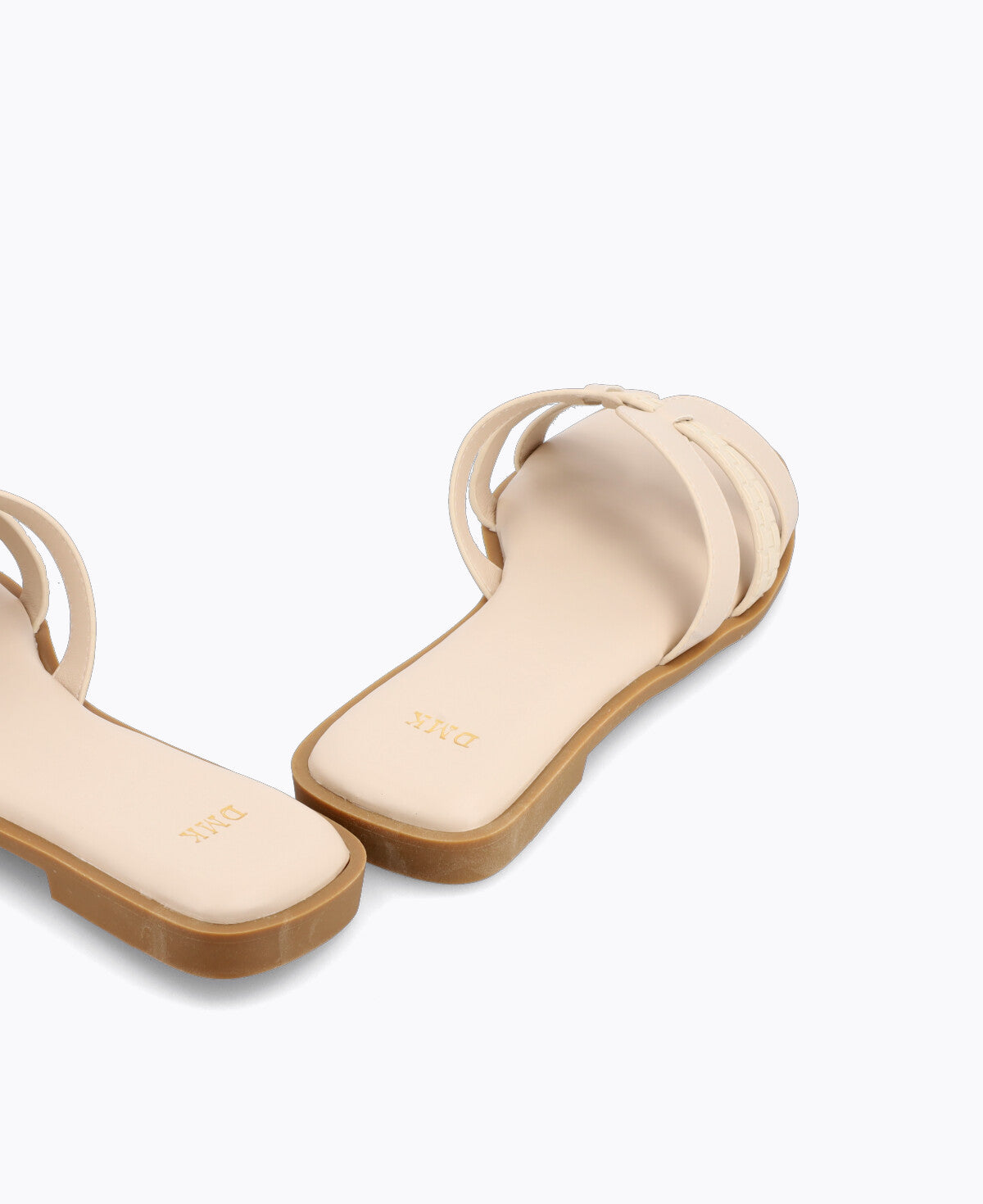 Erina Flat Sandals - Beige