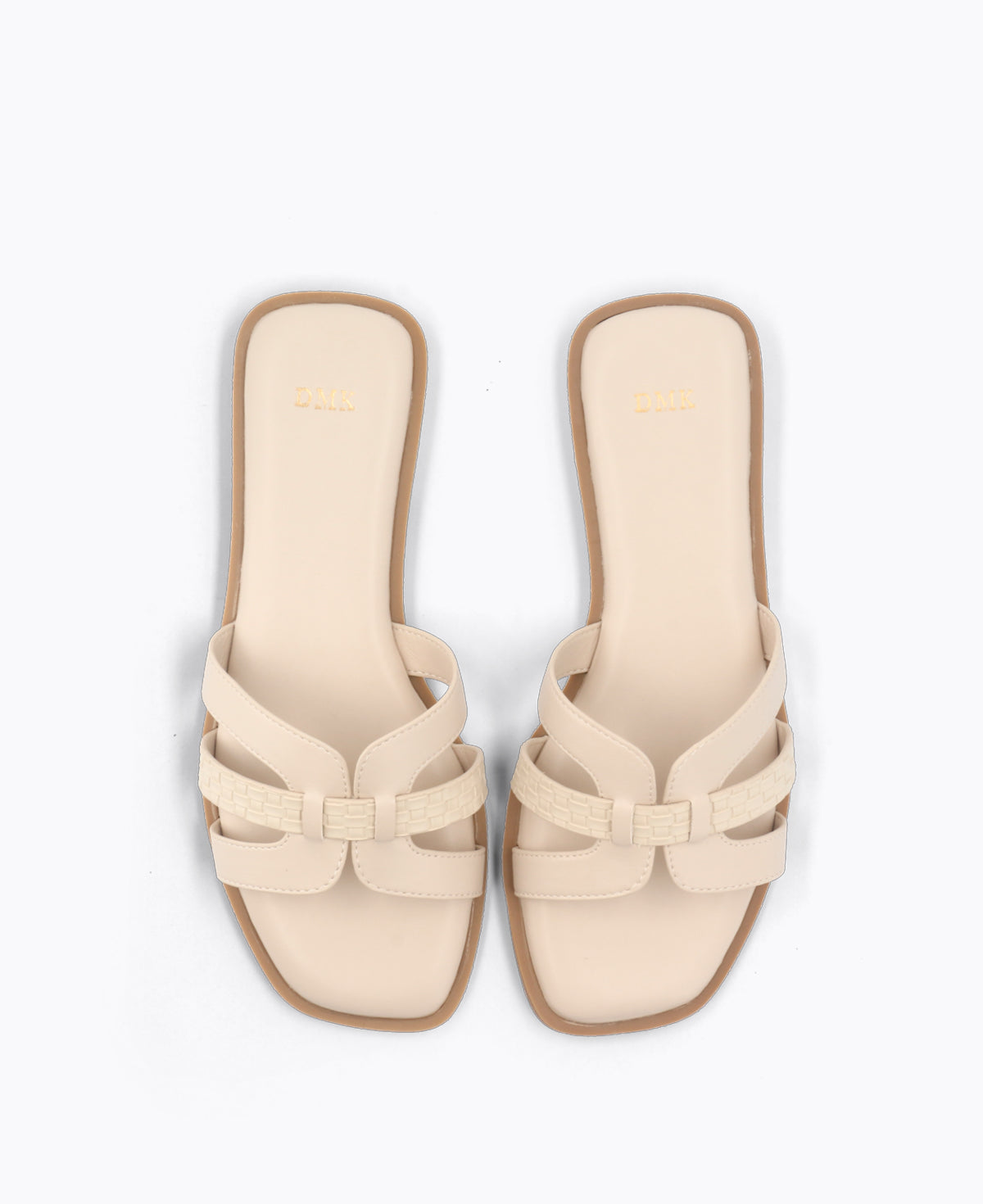 Erina Flat Sandals - Beige
