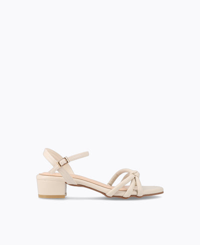 Scarlett Heel Sandals - Beige