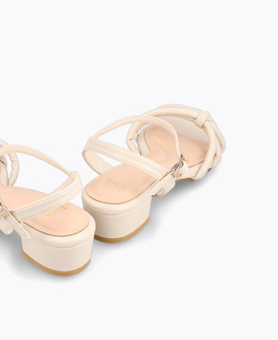 Scarlett Heel Sandals - Beige