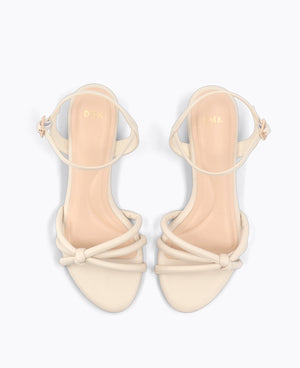 Scarlett Heel Sandals - Beige