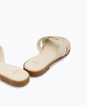 Molly Flat Sandals - Beige