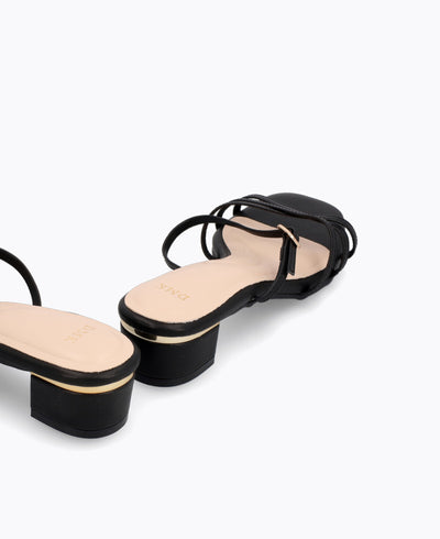 Kali Heel Sandals - Black
