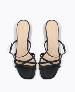 Kali Heel Sandals - Black