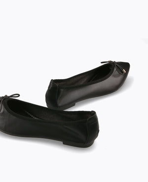 Phoebe Ballerina Flats - Black