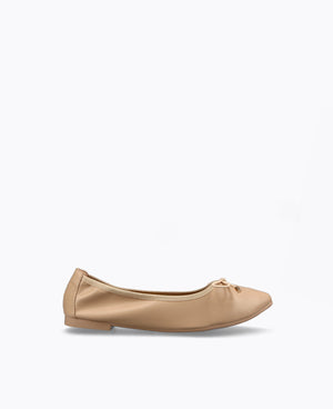 Phoebe Ballerina Flats - Nude