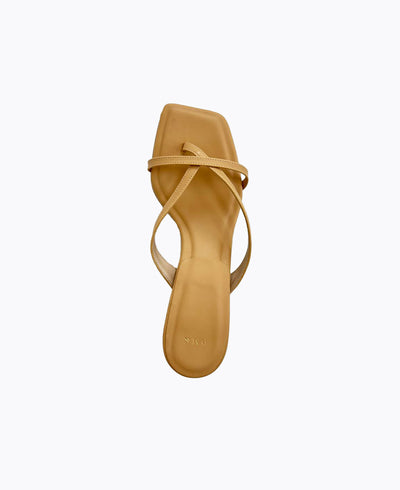 Kayla Thong Heel Sandals V2 - Nude