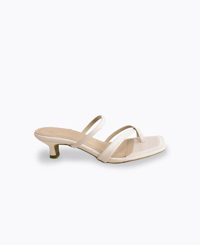 Kenzie Heel Sandals - Beige