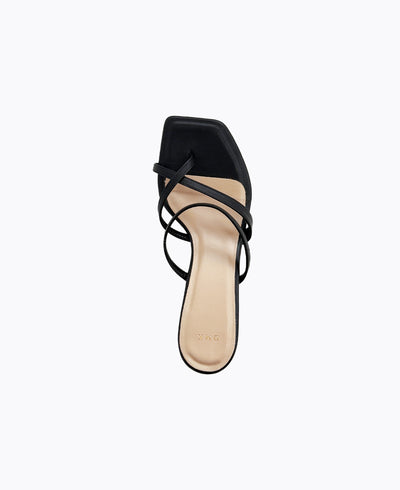 Kenzie Heel Sandals - Black