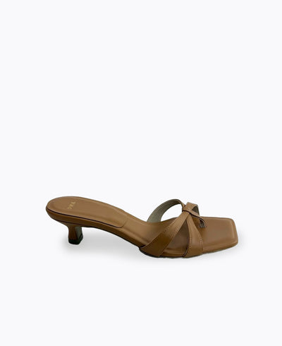 Miko Heel Sandals - Almond
