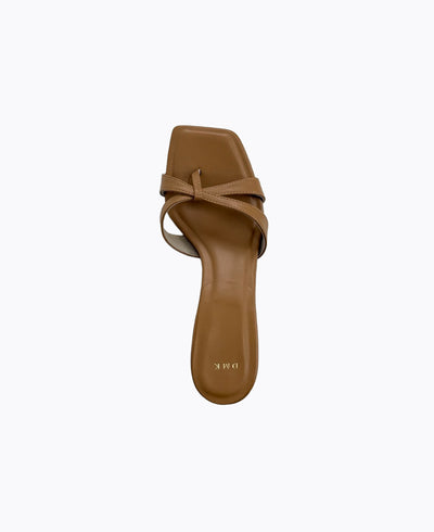 Miko Heel Sandals - Almond