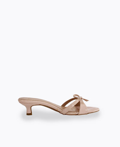 Juliette Heel Sandals - Nude