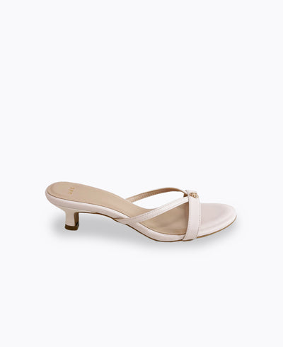 Haven Heel Sandals - Beige