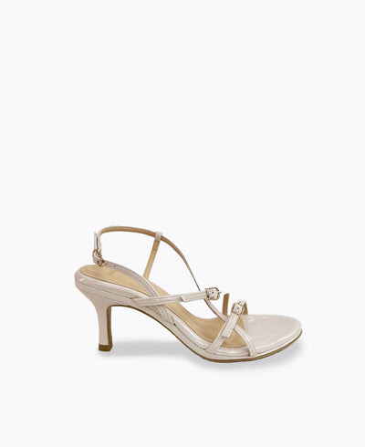 Maeve Strappy Heel Sandals - Beige
